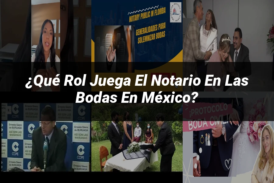 "¿Qué Rol Juega el Notario en las Bodas en México?"
