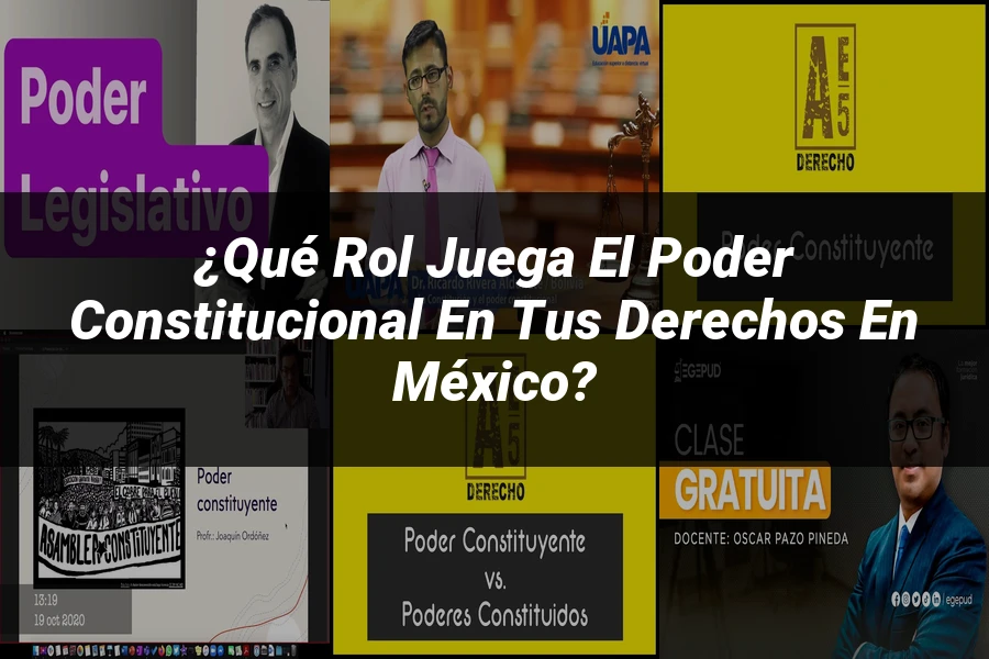 "¿Qué Rol Juega el Poder Constitucional en tus Derechos en México?"