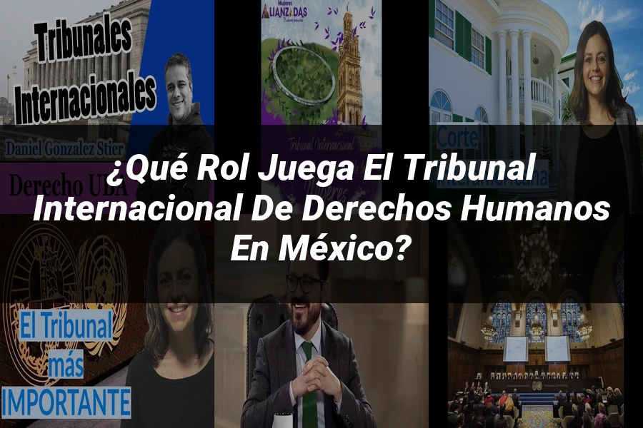 "¿Qué Rol Juega el Tribunal Internacional de Derechos Humanos en México?"