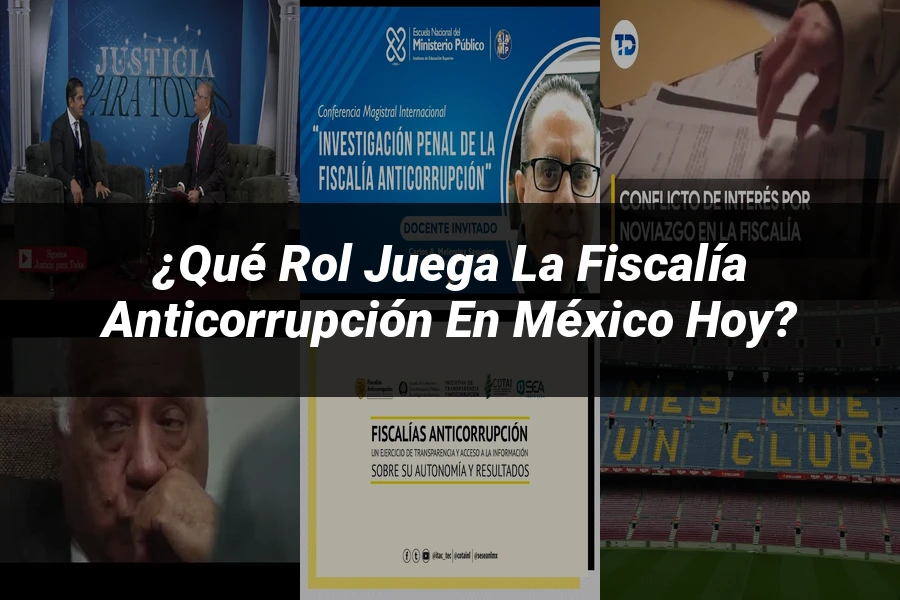 "¿Qué Rol Juega la Fiscalía Anticorrupción en México Hoy?"
