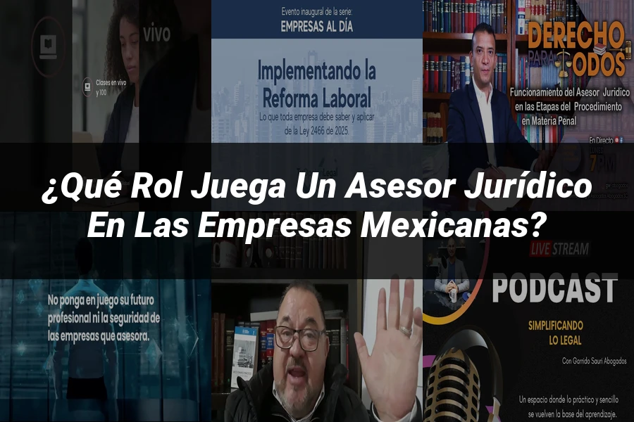 "¿Qué Rol Juega un Asesor Jurídico en las Empresas Mexicanas?"