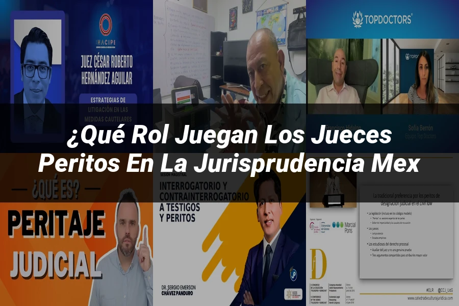 "¿Qué Rol Juegan los Jueces Peritos en la Jurisprudencia Mex