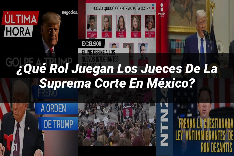 "¿Qué Rol Juegan los Jueces de la Suprema Corte en México?"
