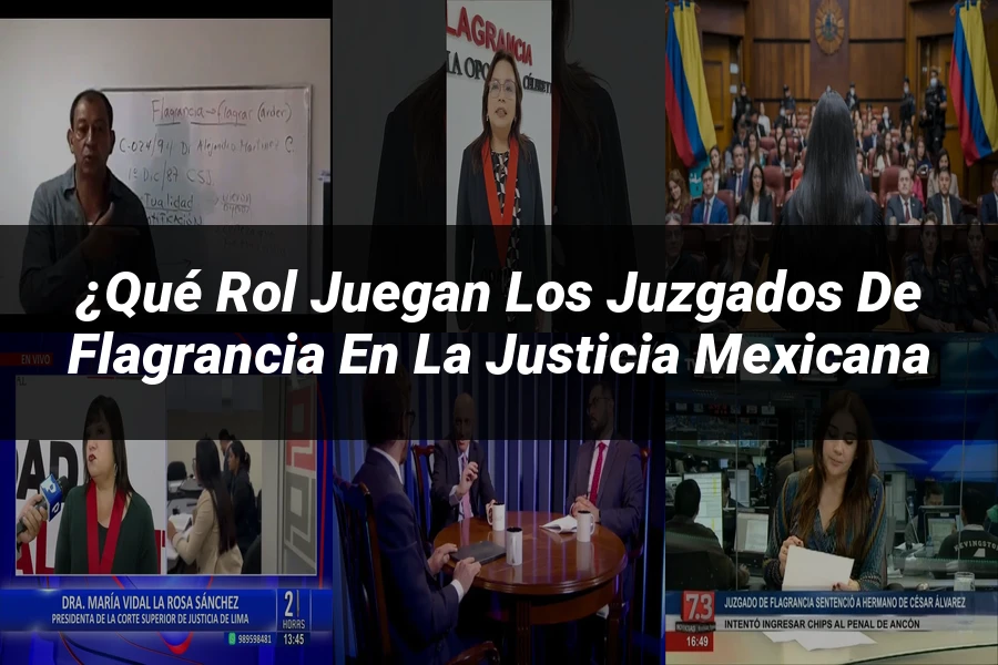 "¿Qué Rol Juegan los Juzgados de Flagrancia en la Justicia Mexicana