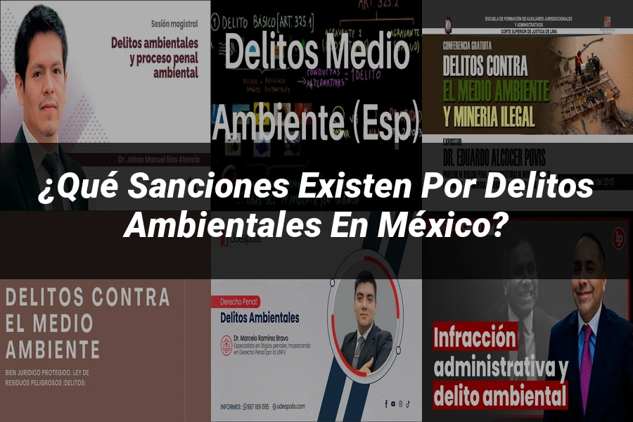 "¿Qué Sanciones Existen por Delitos Ambientales en México?"
