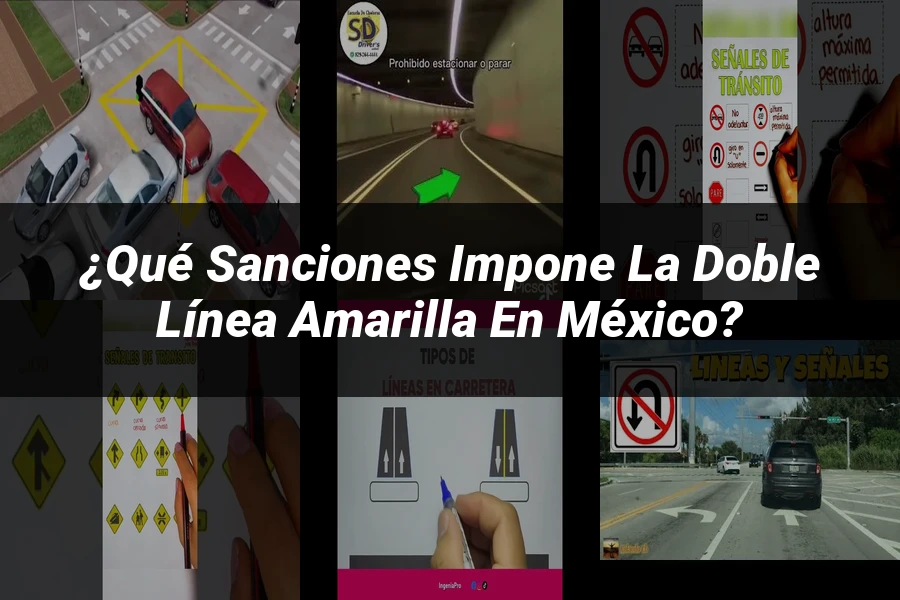 "¿Qué Sanciones Impone la Doble Línea Amarilla en México?"