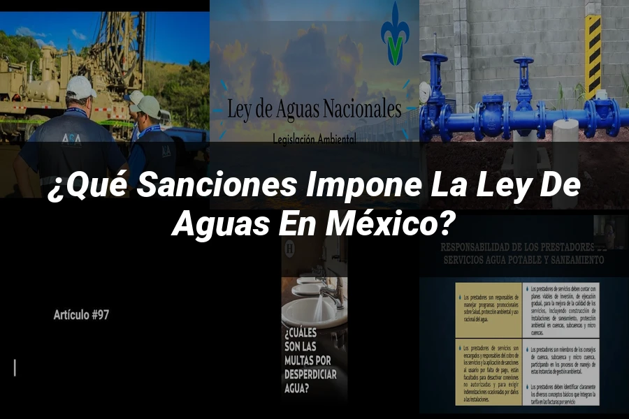 "¿Qué Sanciones Impone la Ley de Aguas en México?"