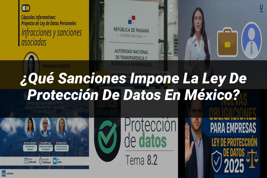 "¿Qué Sanciones Impone la Ley de Protección de Datos en México?"