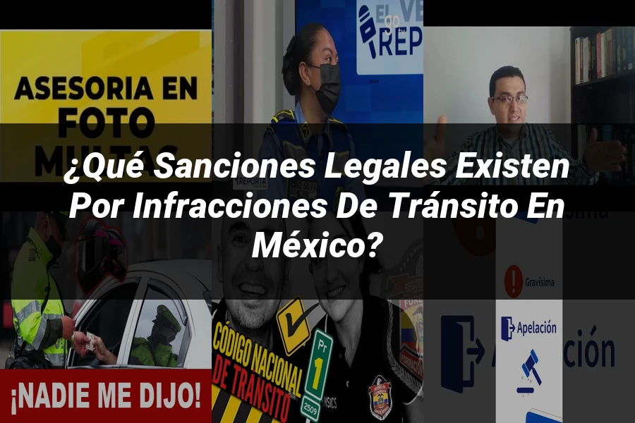 "¿Qué Sanciones Legales Existen por Infracciones de Tránsito en México?"