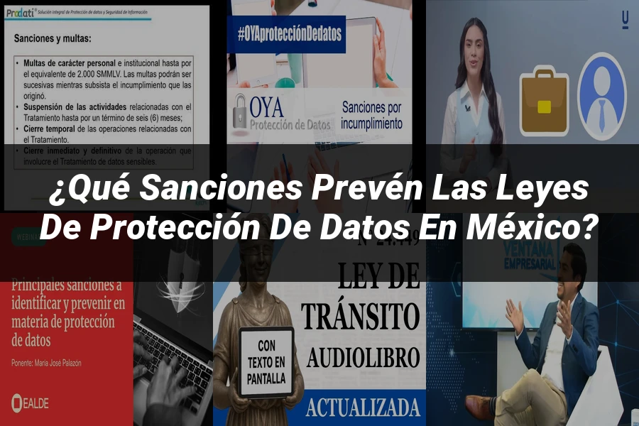 "¿Qué Sanciones Prevén las Leyes de Protección de Datos en México?"