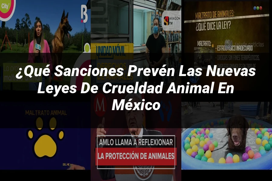 "¿Qué Sanciones Prevén las Nuevas Leyes de Crueldad Animal en México