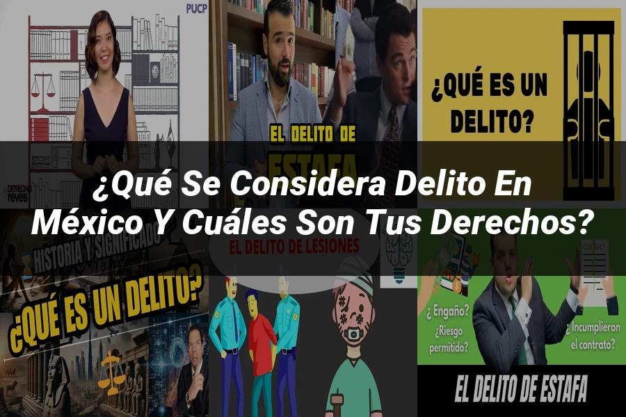 "¿Qué Se Considera Delito en México y Cuáles Son tus Derechos?"