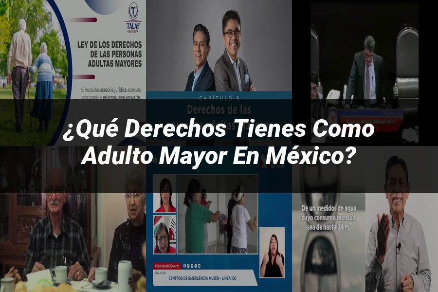 "¿Qué derechos tienes como adulto mayor en México?"