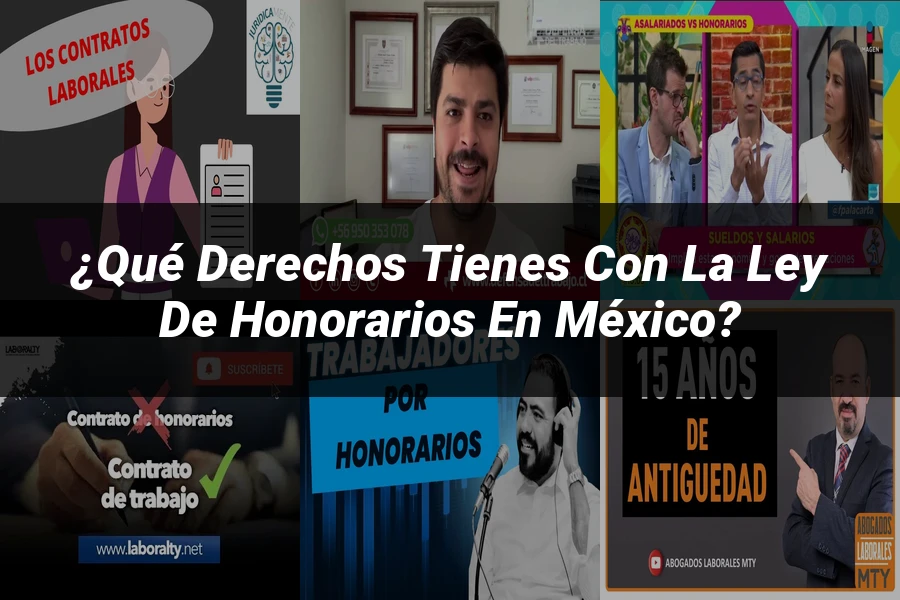 "¿Qué derechos tienes con la ley de honorarios en México?"