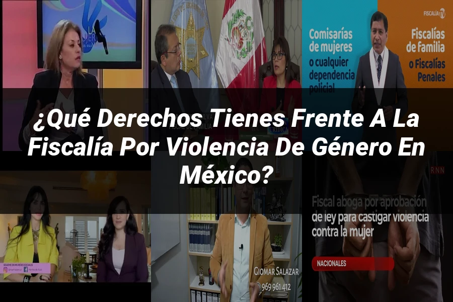 "¿Qué derechos tienes frente a la fiscalía por violencia de género en México?"