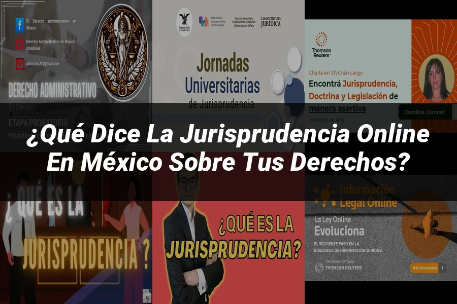 "¿Qué dice la Jurisprudencia Online en México sobre tus Derechos?"