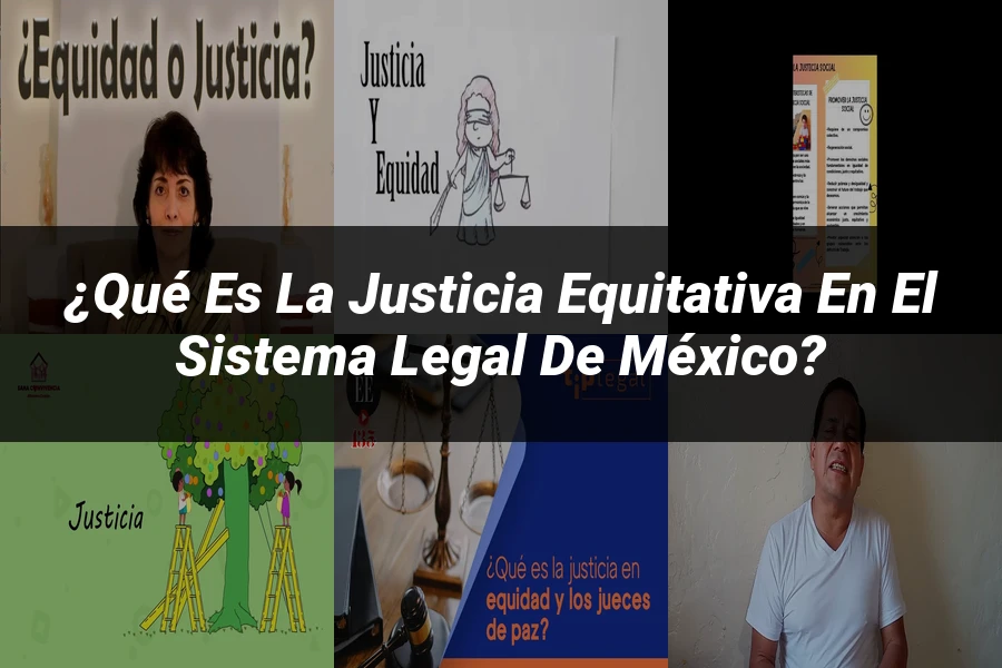 "¿Qué es la justicia equitativa en el sistema legal de México?"