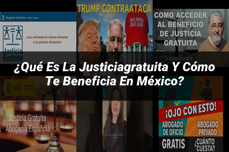 "¿Qué es la justiciagratuita y cómo te beneficia en México?"