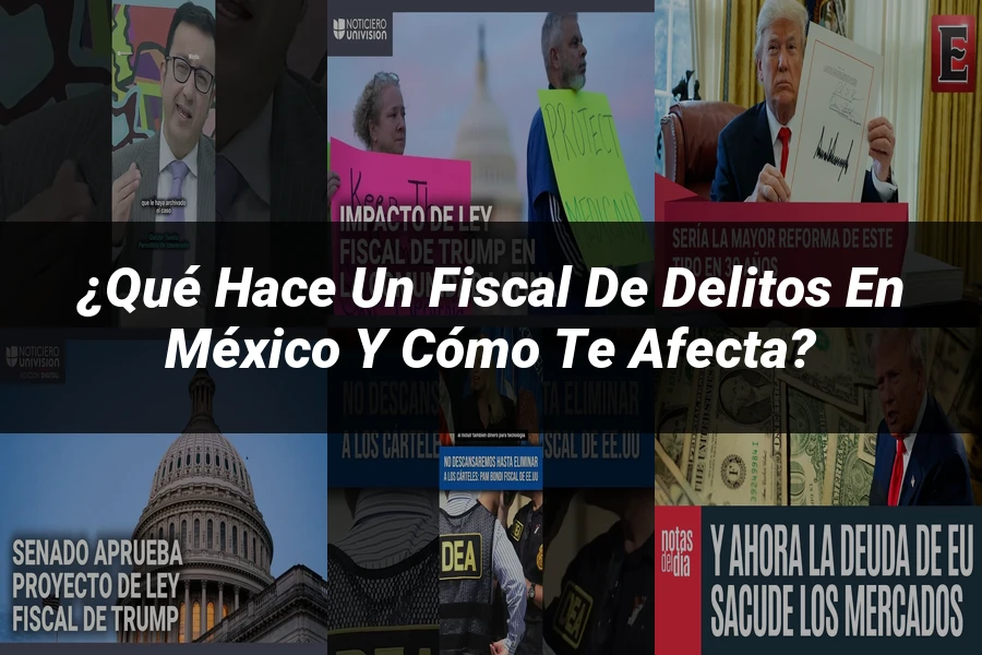 "¿Qué hace un fiscal de delitos en México y cómo te afecta?"