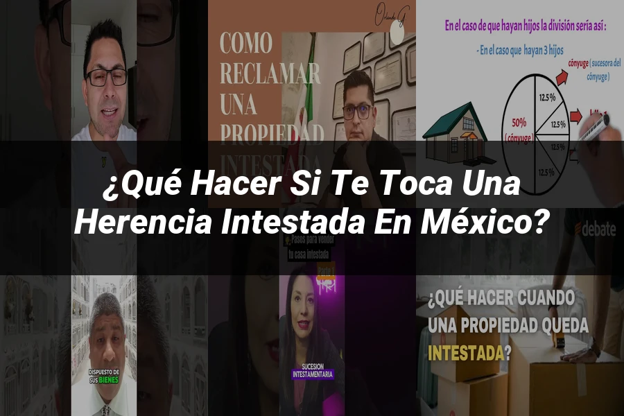 "¿Qué hacer si te toca una herencia intestada en México?"