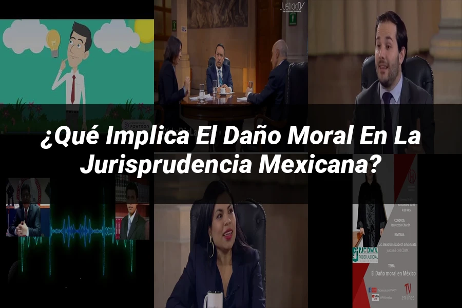 "¿Qué implica el daño moral en la jurisprudencia mexicana?"