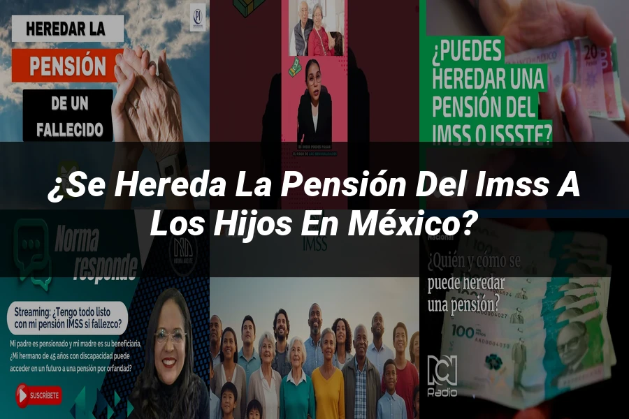 "¿Se hereda la pensión del IMSS a los hijos en México?"