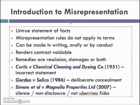Proving Misrepresentation in Contract Law: Essential Elements and Strategies