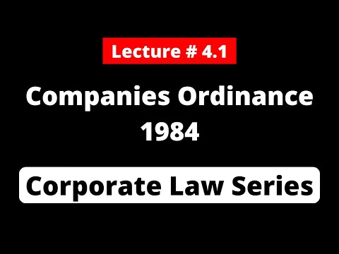 Understanding the Significance of Ordinance 1984 in Pakistan