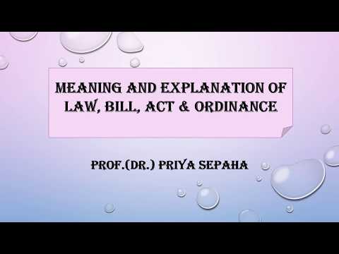 Understanding the Purpose and Impact of Enacting an Ordinance