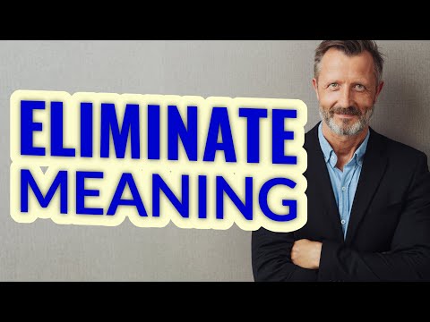 Understanding the Legal Term for Eliminate