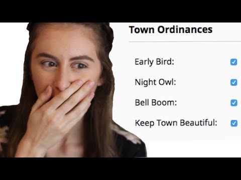 Understanding Multiple Ordinances in Animal Crossing: New Leaf