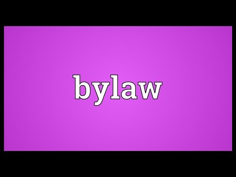 Correct Spelling of Bylaws in the United Kingdom