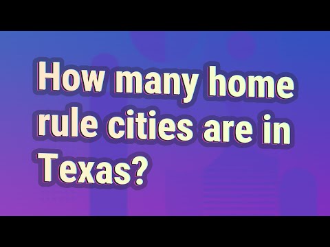 Main Difference Between Home Rule City and General Law City in Texas