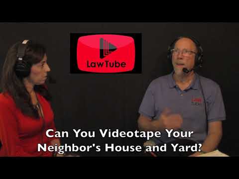 Understanding the legality of recording neighbors