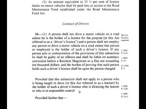 Understanding Section 16 of the Traffic Management Act