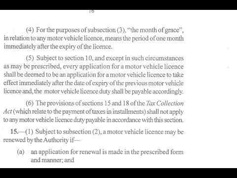 Understanding Section 15 of the Road Traffic Act