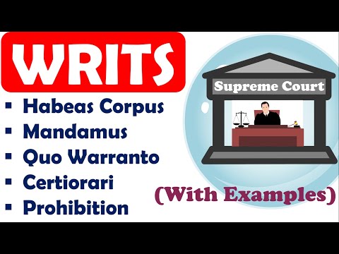 Understanding the Role of Writs in the Constitution
