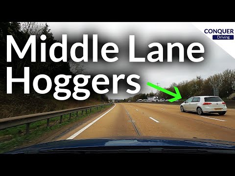 Understanding the legality of hogging the middle lane in the UK