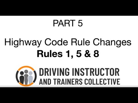 Five Updated Regulations of the Highway Code Unveiled