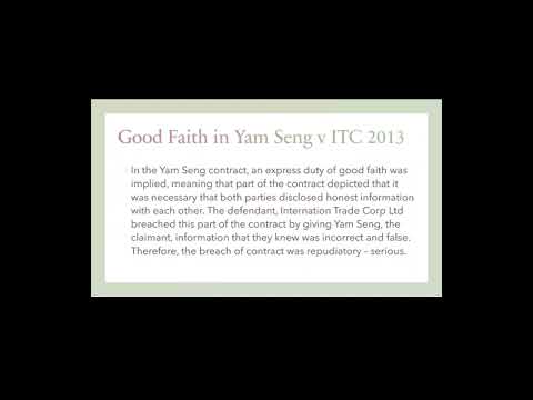 Understanding the Concept of Good Faith in Contract Law