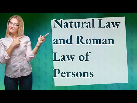 Exploring the Principles of Roman Natural Law