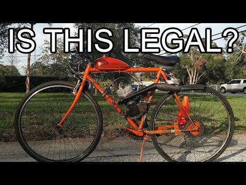 Understanding the Legality of Attaching an Engine to a Bicycle in the UK