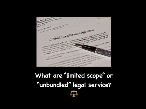 Limited Scope Attorney Services Available Locally