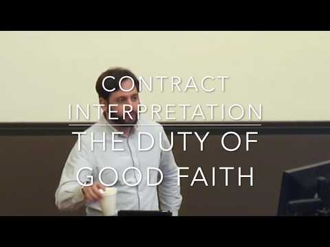 Understanding the Basics of Good Faith Contract Law