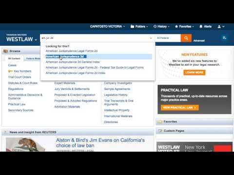American Jurisprudence 2d on Westlaw: A Comprehensive Legal Resource