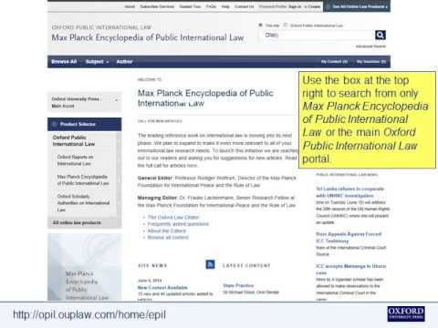 Max Planck International Law: Overview, History, and Impact