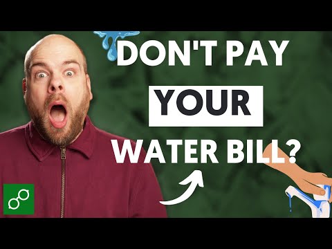 Understanding the legality of not paying your water bill