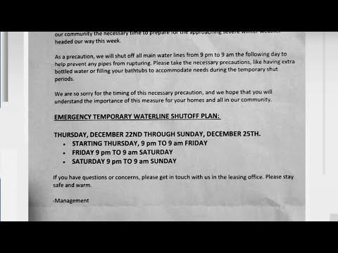 Is it legal to shut off someone's water supply?