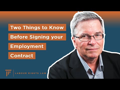 5 Key Things to Know About Employment Contract Law
