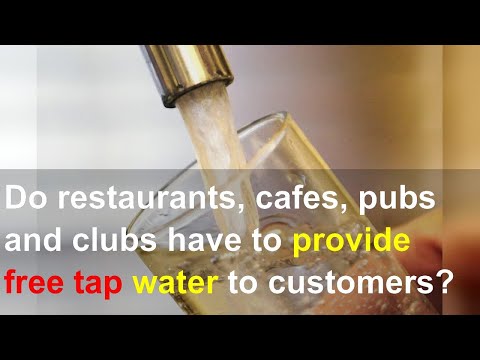 Understanding the Legality of Bars Refusing Tap Water